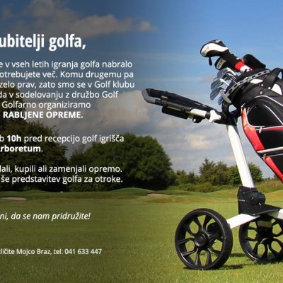 Sejem rabljene golfske opreme v Arboretumu