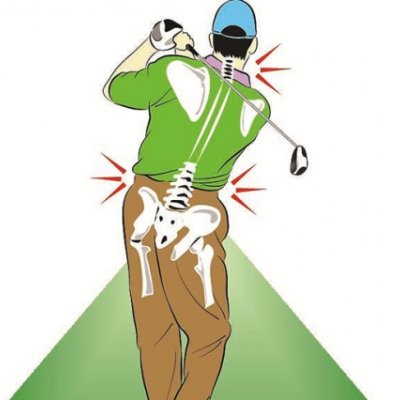Drža in golf zamah